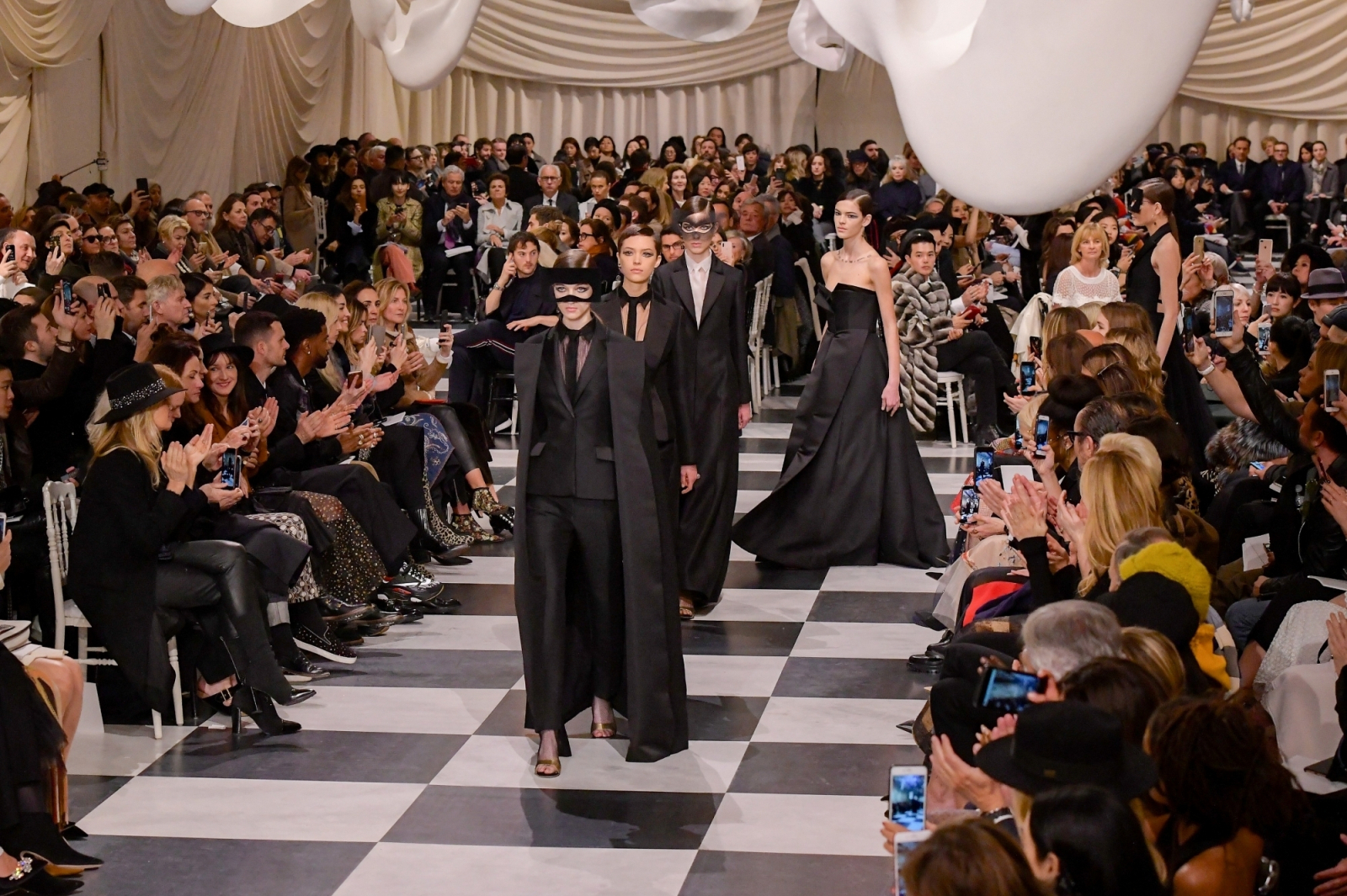  Models present creations of Dior