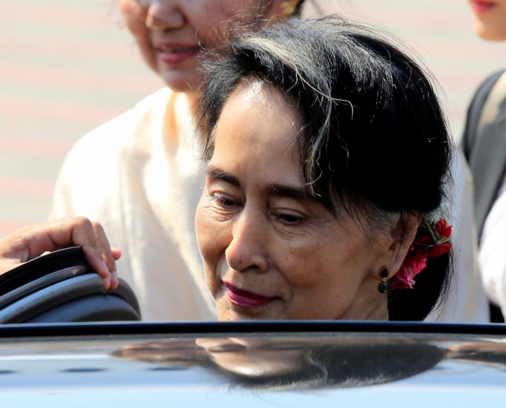 Myanmar's State Councellor Daw Aung San Suu Kyi