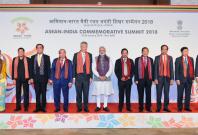  Prime Minister, Narendra Modi with the ASEAN Heads of State/Governments and ASEAN Secretary Genera