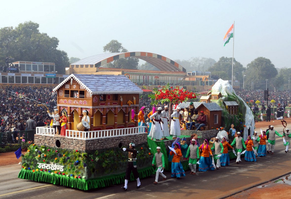 Tableau of Uttarakhand passes through the Rajpath