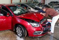 damaged car damaged car