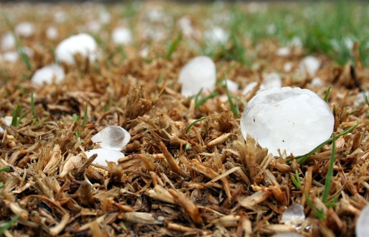 Hail storm in Singapore