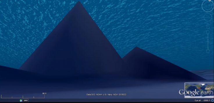 Pyramid underwater