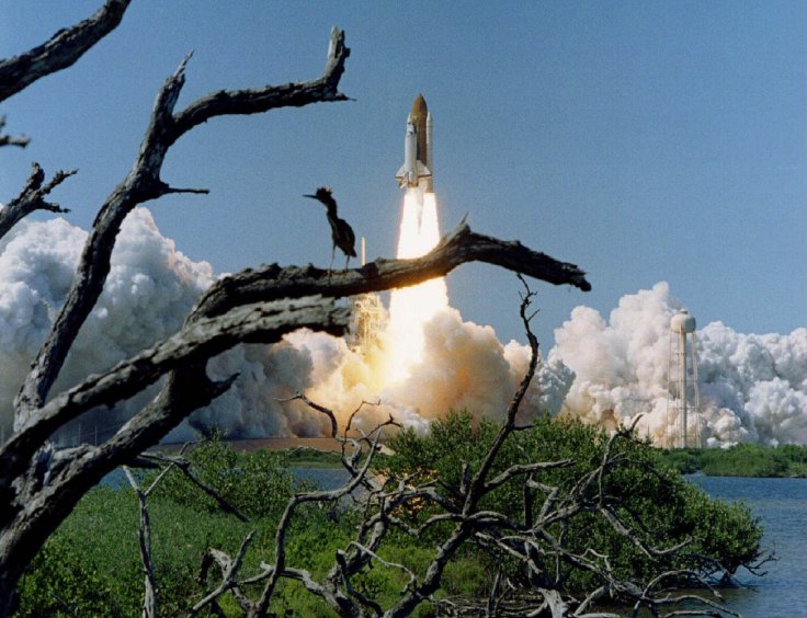 FILE PHOTO OF SPACE SHUTTLE COLUMBIA DURING LIFTOFF FROM CAPE CANAVERAL IN 1997.