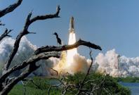 FILE PHOTO OF SPACE SHUTTLE COLUMBIA DURING LIFTOFF FROM CAPE CANAVERAL IN 1997.