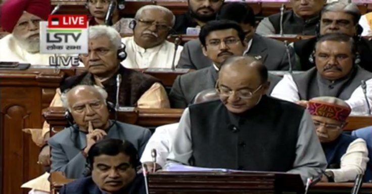 Union Finance Minister Arun Jaitley presenting the Union Budget 2018-19 at Parliament on Feb