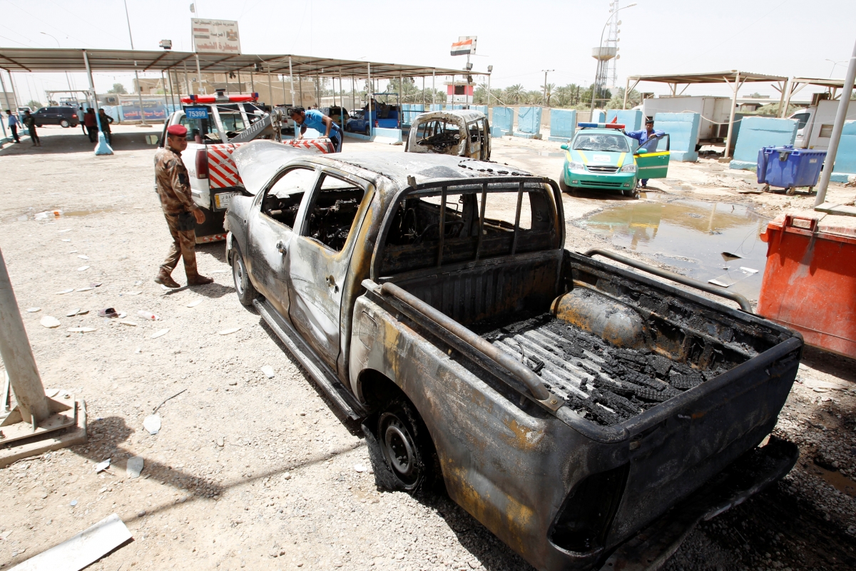 Islamic State suicide bomber kills seven people in north of Baghdad, 11 injured