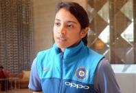 Indian women cricketer Smriti Mandhana at a Mumbai hotel after returning from England