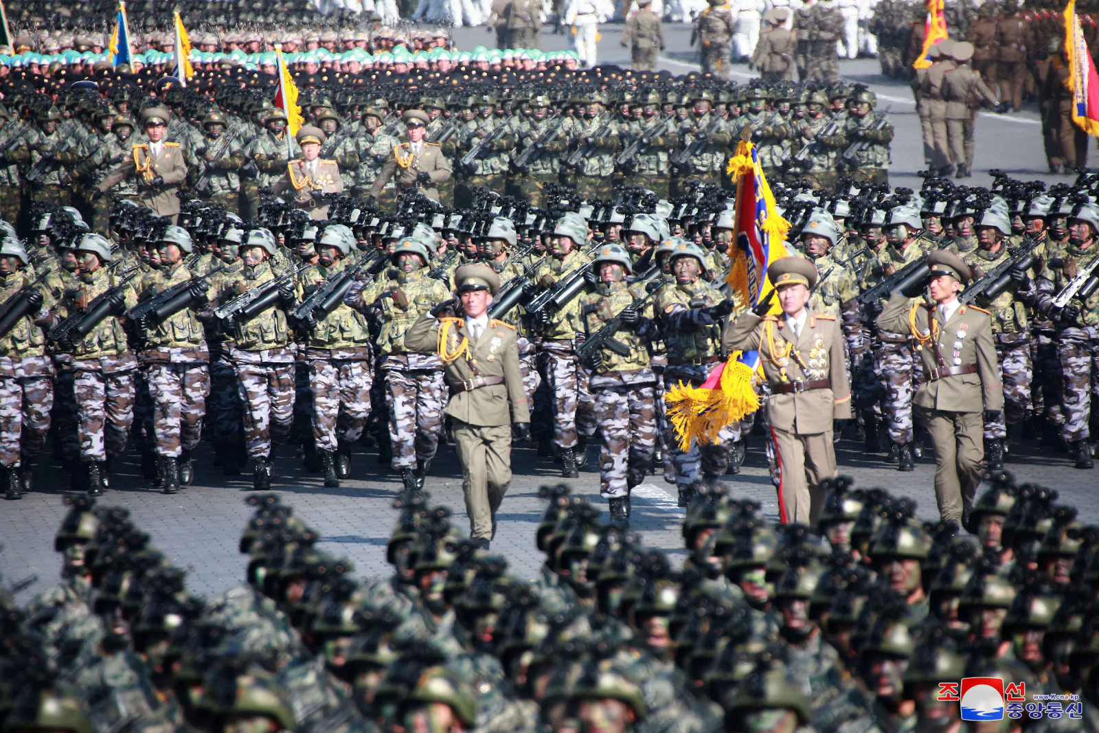 N.Korea Celebrates Army Anniversary With Military Parade [PHOTOS]