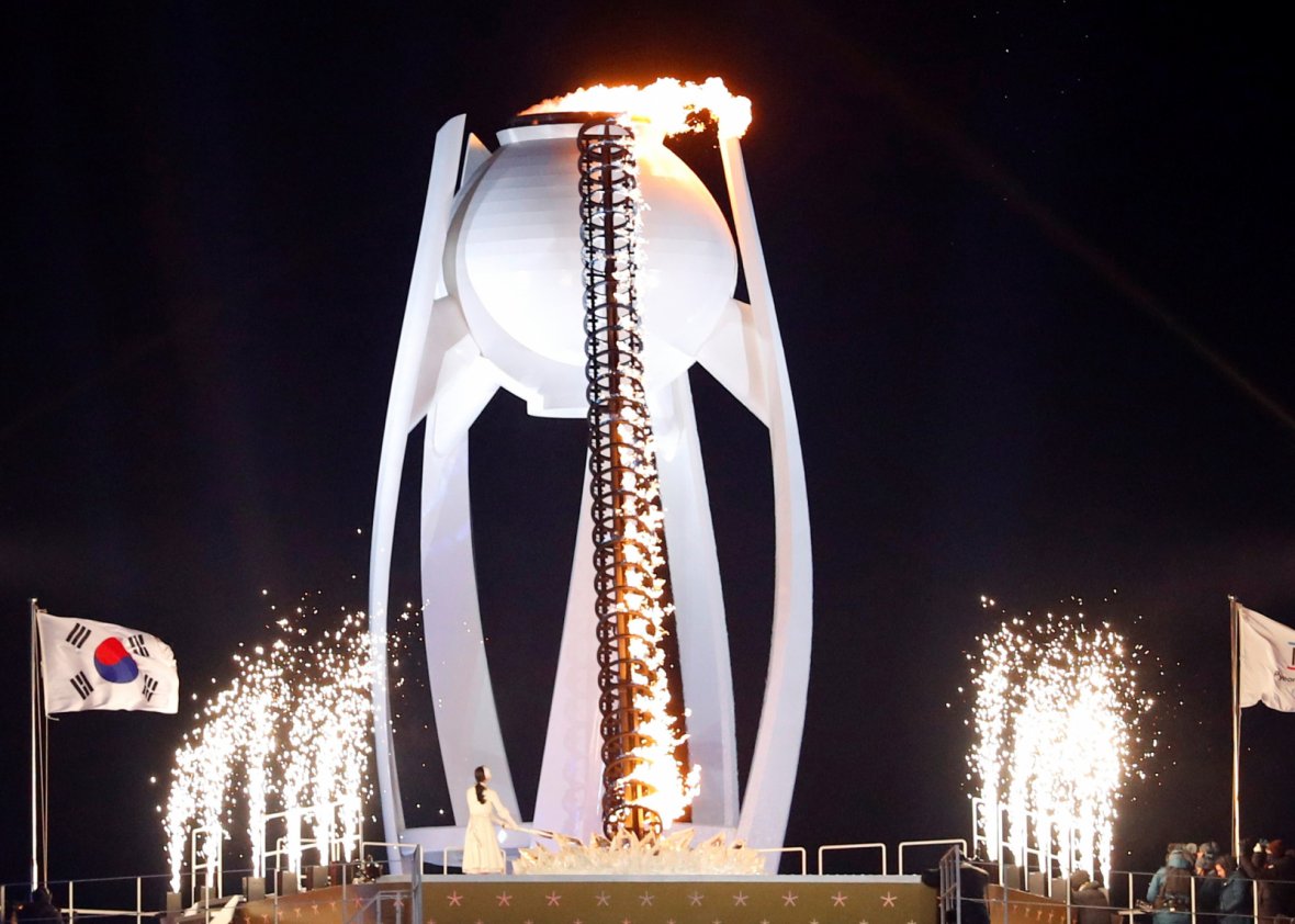 Pyeongchang 2018 Winter Olympics , Opening ceremony
