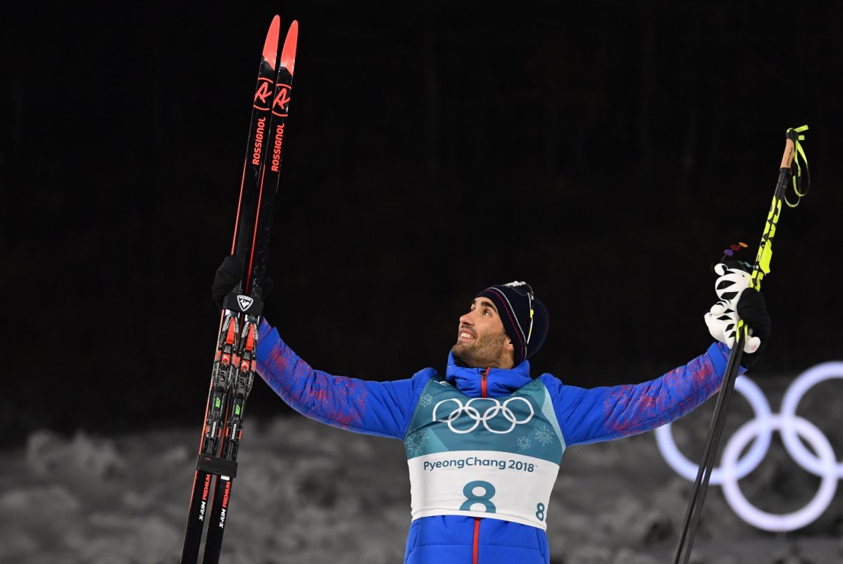 Fourcade makes biathlon history at PyeongChang Winter Olympics 2018