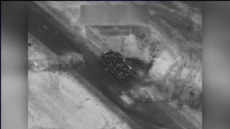 u-s-drone-strikes-russian-made-tank-in-syria u-s-drone-strikes-russian-made-tank-in-syria