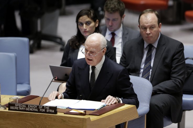  UN Special Envoy for Syria Staffan de Mistura 