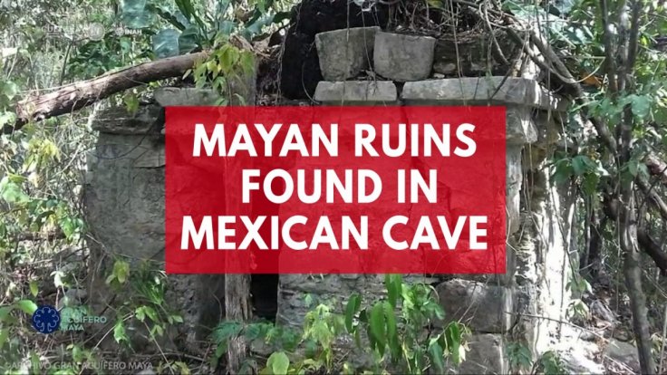 Mayan ruins found in Mexican cave