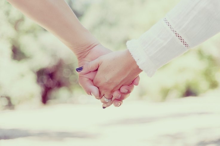 Holding hands Holding hands