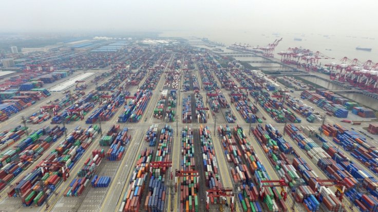 Free trade zone in Shanghai, east China Free trade zone in Shanghai, east China