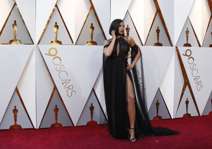Taraji P. Henson wears Vera Wang Taraji P. Henson wears Vera Wang