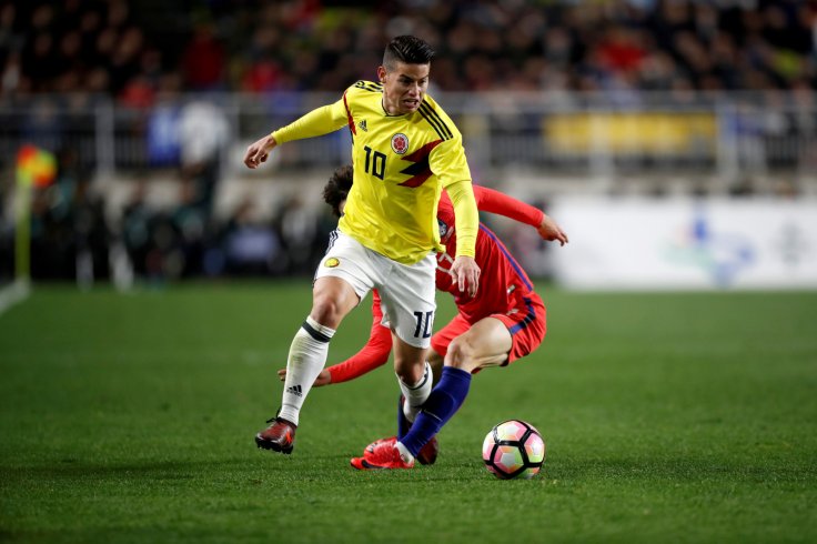 Colombia's James Rodriguez 