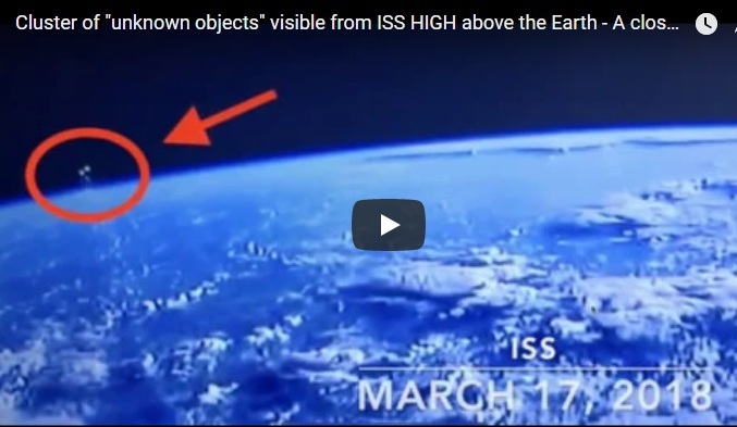 UFO seen from ISS