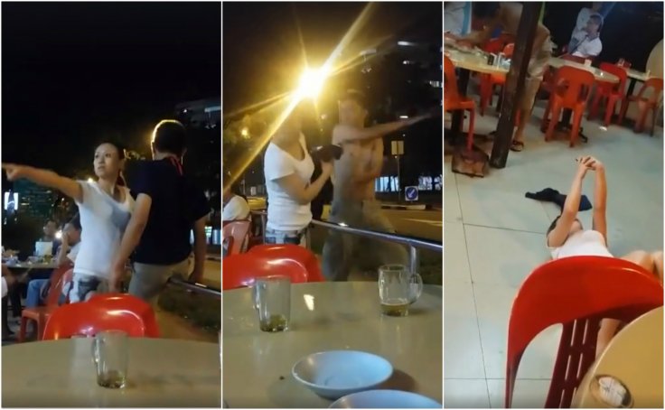 Hougang coffee shop fight  