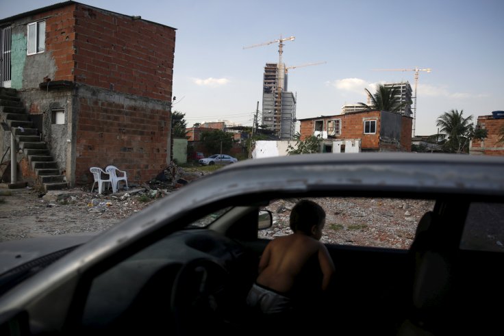 Child trapped inside car  