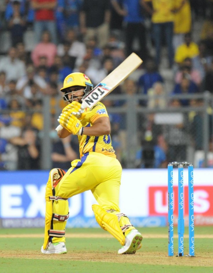 Mumbai: Kedar Jadhav of Chennai Super Kings in action during an IPL 2018 match between Mumbai Indians and Chennai Super Kings at Wankhede Stadium in Mumbai on April 7, 2018.