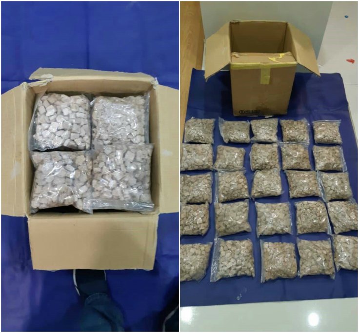 Heroin seized by NCID in Johor on 4 April 2018. Heroin seized by NCID in Johor on 4 April 2018.