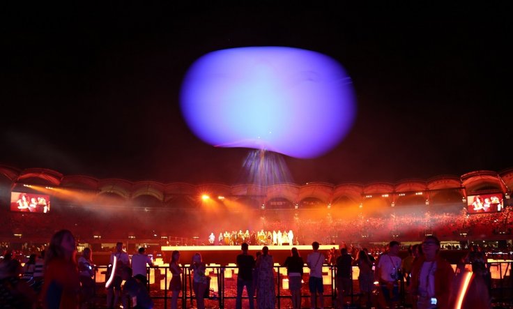 Gold Coast 2018 Commonwealth Games - Closing ceremony - Carrara Stadium - Gold Coast, Australia - April 15, 2018 - Artists perform during the closing ceremony. Gold Coast 2018 Commonwealth Games - Closing ceremony - Carrara Stadium - Gold Coast, Australia - April 15, 2018 - Artists perform during the closing ceremony.