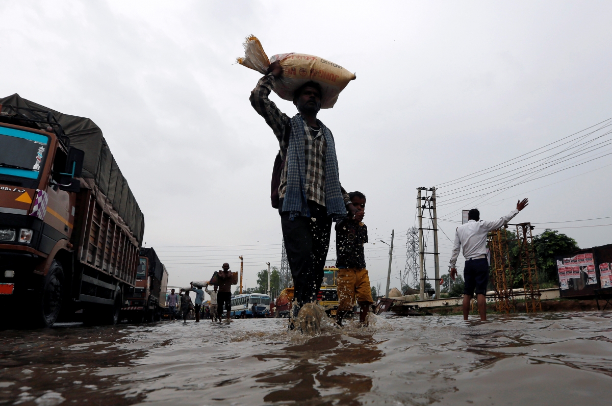 Heavy rainfall in India