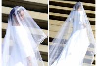 Meghan Markle arrives at St George's Chapel at Windsor Castle for her wedding to Prince Harry Meghan Markle arrives at St George's Chapel at Windsor Castle for her wedding to Prince Harry