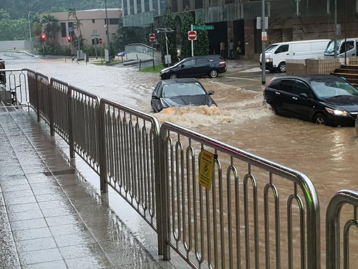Singapore flash flood 