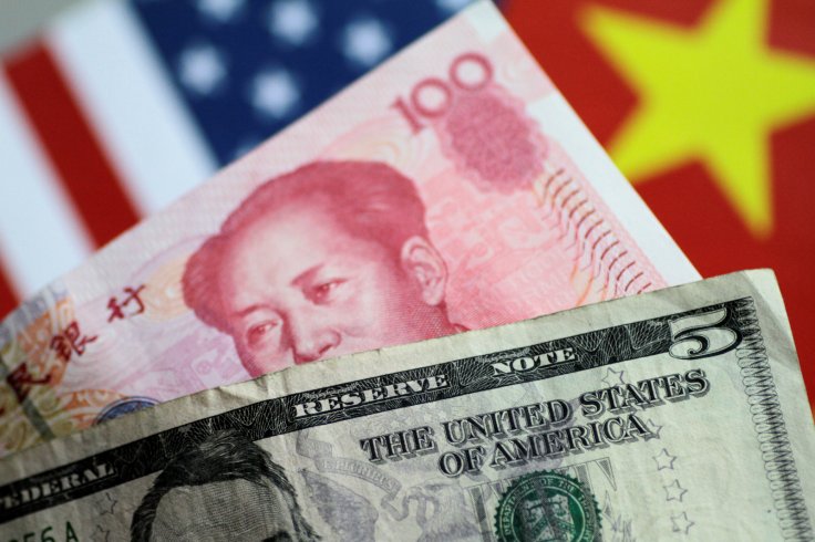 Illustration photo of U.S. Dollar and China Yuan notes