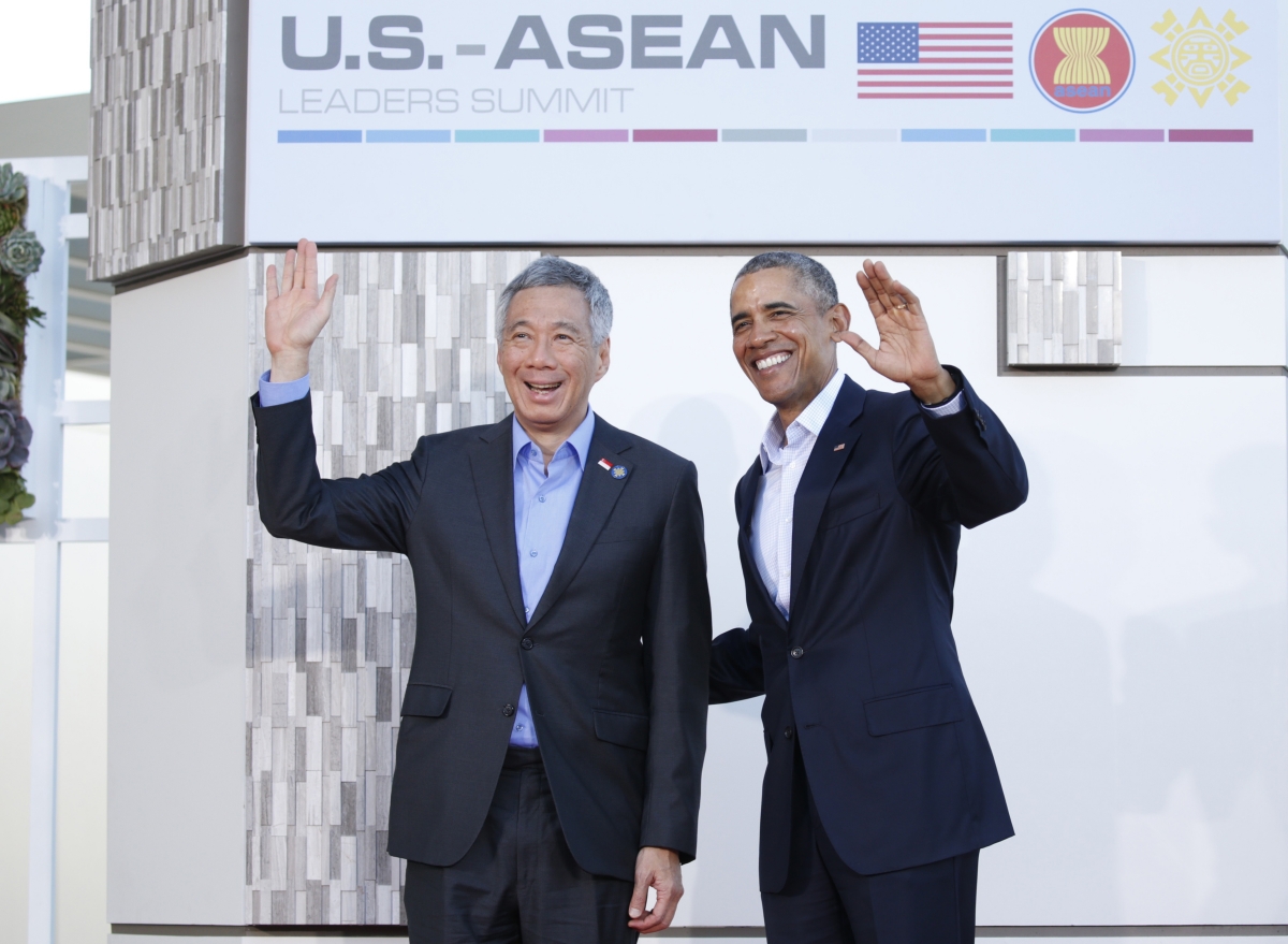 PM Lee hsien Loong at US-Asean summit