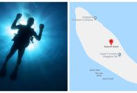 Diver's dead body Diver's dead body