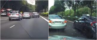 Singapore car accident 