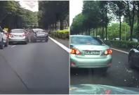 Singapore car accident 