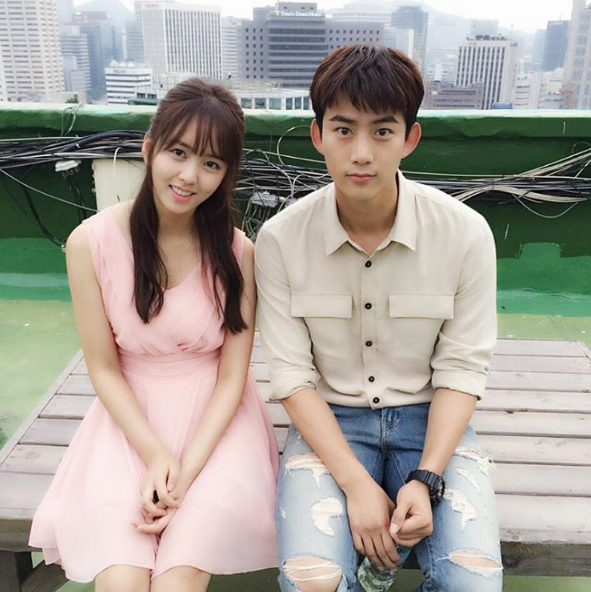Taecyeon and Kim So Hyun