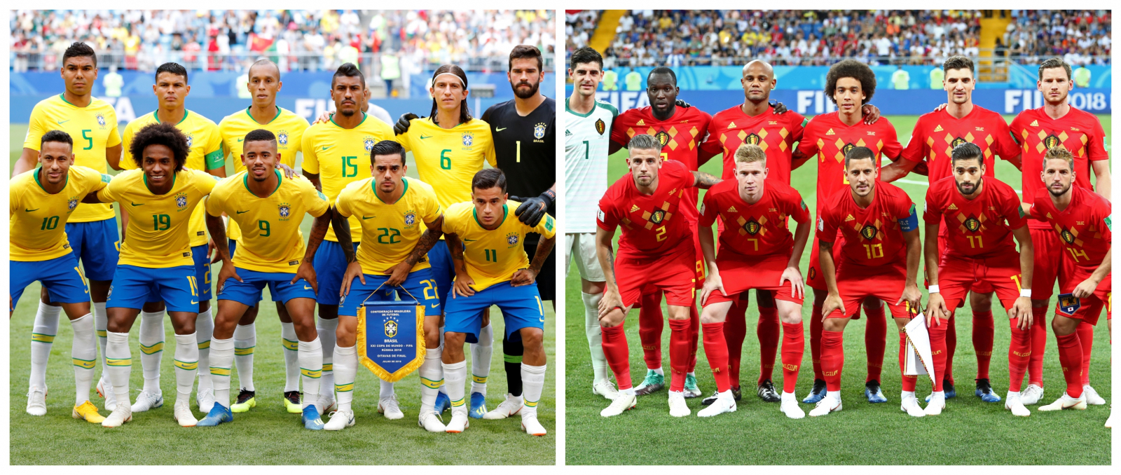 Fifa World Cup 18 Quarter Final Brazil Vs Belgium Possible Lineups Match Details