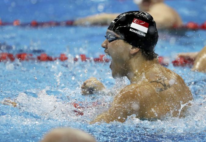 Rio Olympics 2016: Schooling wins first gold for Singapore