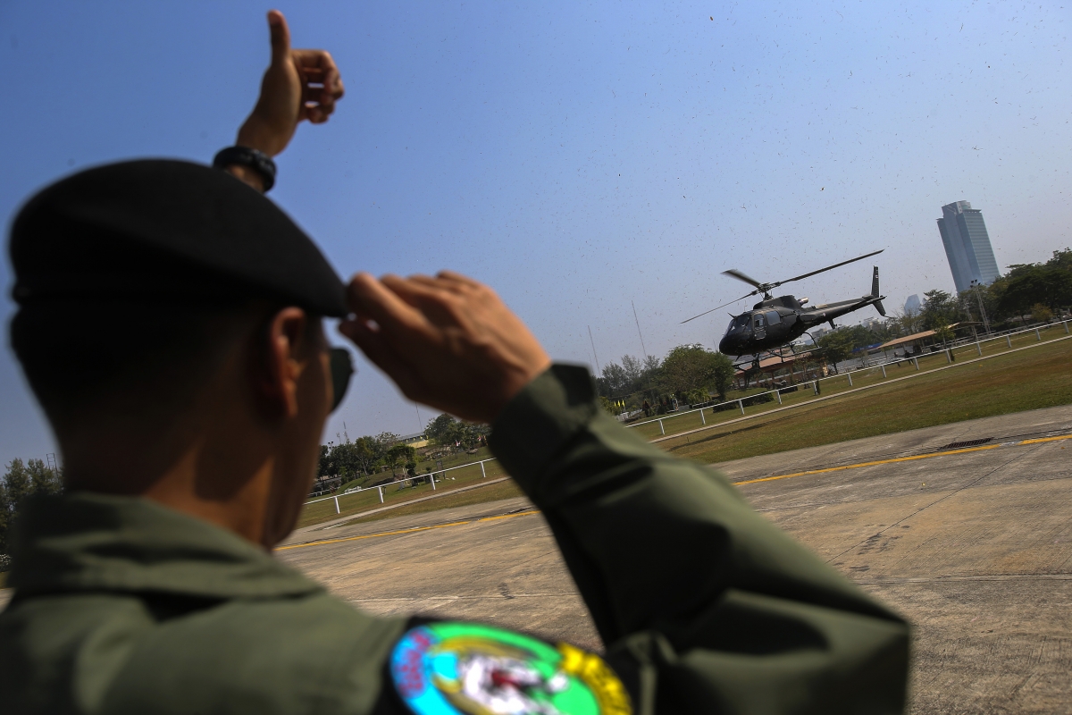 Thai military helicopter crashes due to bad weather, kills five