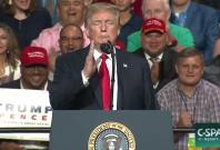watch-trump-demonstrate-presidential-behavior-on-stage-during-tampa-rally watch-trump-demonstrate-presidential-behavior-on-stage-during-tampa-rally