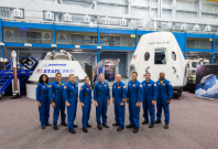 NASA introduced to the world on Aug. 3, 2018, the first U.S. astronauts who will fly on American-made, commercial spacecraft to and from the International Space Station – an endeavor that will return astronaut launches to U.S. soil for the first time sinc