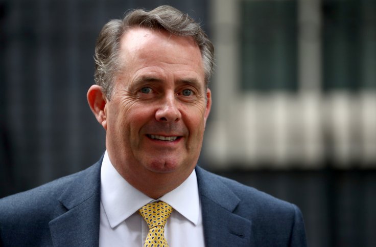 Britain's Secretary of State for International Trade Liam Fox leaves Downing Street in Westminster, London, Britain, July 18, 2018. 