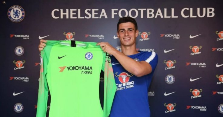 Kepa Arrizabalaga after signing for Chelsea