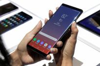 The new Samsung Galaxy Note 9 is seen during a product launch event in Brooklyn, New York, U.S., August 9, 2018
