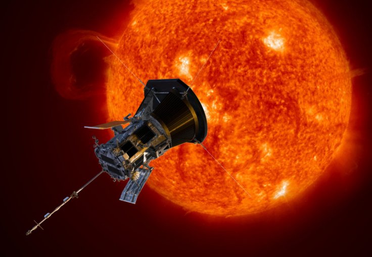 Artist rendering of NASA’s Parker Solar Probe observing the sun. 