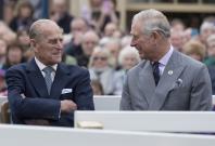 Prince Philip and Prince Charles