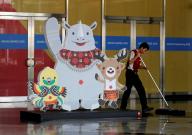 Asian Games official mascots Bhin Bhin, Atung and Kaka