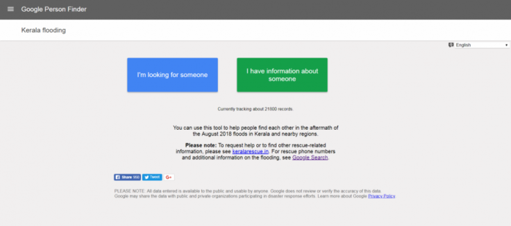 Google Person Finder tool will help people to update their safety status and location and also others can share details of the person under distress.