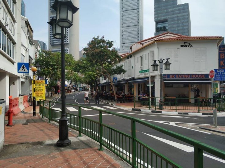 Circular Road’s zebra crossing 